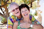 close-up portrait of a beautiful mature couple in love