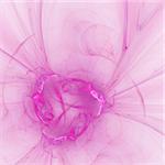 Abstract background. Purple - white palette. Raster fractal graphics.