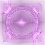 Abstract background. White - purple palette. Raster fractal graphics.