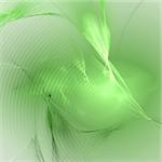 Abstract background. Green - white palette. Raster fractal graphics.