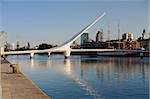 Women´s bridge in Puerto Madero, Buenos Aires, Argentina.