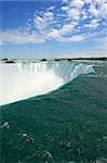 An image of Niagara Falls from the Canadian side.