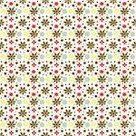 Retro floral pattern background