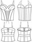 lady fashion corset