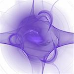 Abstract elegance background. Purple - white palette. Raster fractal graphics.