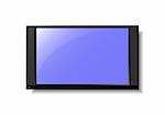 Illustration of a flat screen TV. Available in eps8 and jpeg formats.