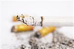 Burning cigarettes on ashtray ***PS: shallow depth of field***