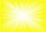 Abstract background showing rays of light in yellow. Available in jpeg and eps8 formats.