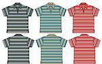 boy polo shirts in stripe pattern