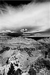 View of Grand Canyon Looking to the North Rim including Bright Angel Trail