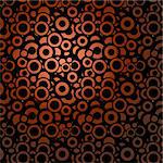 Lot of circles - red background / pattern / texture