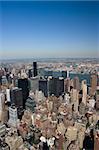 a view of manhattan from the top of the empire state building