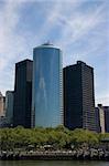 a panoramic view of manhattan new york