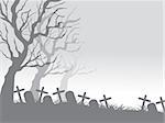 abstrcat illustration of grave yard background