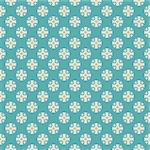 Seamless vector retro pattern with cross dots.