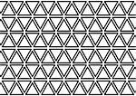 Retro rhythmic w/b triangle pattern.
