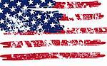 American flag background vector illustration