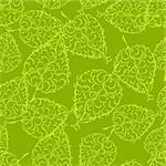 Seamless leaf background