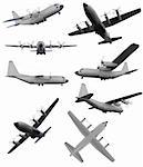 Isolated collection of aircraft