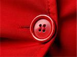 red clothes fragment with button