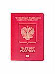 Russian international passport of new form with integrated chip. Cover