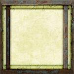 Framed canvas textured background with text space
