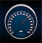 Speedometer. Vector illustration.