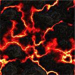 Seamless tilling texture of lava