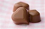 Heart shape chocolate for Valentine's day or Christmas