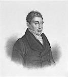 Gilbert du Motier, marquis de Lafayette (1757-1834) on engraving from the 1800s. French aristocrat and military officer. General in the American Revolutionary War and a leader of the Garde Nationale during the French Revolution.