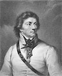 Thaddeus Kosciuszko (1746-1817) on engraving from the 1800s. Polish, Belarussian and Lithuanian military leader and National Hero. Led the 1794 uprising against Imperial Russia and the Kingdom of Prussia. Also fought in the American revolutionary war as a colonel in the continental army. Engraved by W.Holl and published in London by Charles Knight, Pall Mall East.