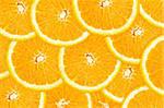 Closeup orange segments as backgrounds