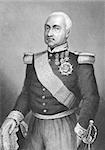 Aimable Pelissier, Duke of Malakhoff (1794-1864) on engraving from the 1800s. French marshal. Engraved by D.J. Pound.