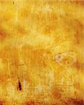 Grunge background - texture stucco of ochre color