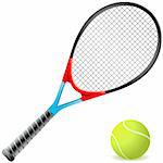 Tennis racket - vector illustration