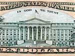 Close up of US dollar