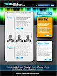 Colorful Morder and Futuristic Style WebSite Template