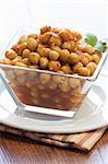 Chickpeas curry or chana masala is a delicious curry that is a very popular side dish in Indian food.