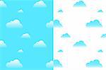 Two Seamless Cloud Patterns