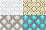 Set of Four Seamless Decorative Patternes