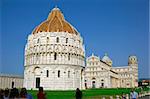 The Baptistry of the Cathedral in Pisa, Italy