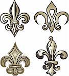 classic fleur de lis symbol