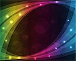 Abstract rainbow lights - colored vector background. EPS10