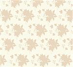 drawing of leaves pattern in a beige background