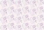 illustration drawing of beautiful purple seamless flower pattern