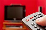 Remote control of a TV