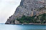 landscape with rocks and coastline of "Novyj Svit" reserve (Crimea, Ukraine)