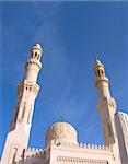 Ornate mosque in the center of Hurghada, Egypt