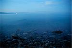 Evening at lake Baikal in Russia