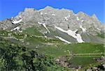 Caucasus Georgia Khevsureti Roshka Chaukhi mountains